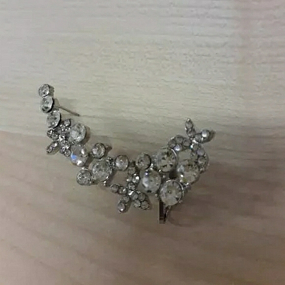💋BOHO CLIP RHINESTONE EARRING CUFF!!! - Picture 3 of 6